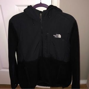Ladies Black North Face Jacket, Size Large